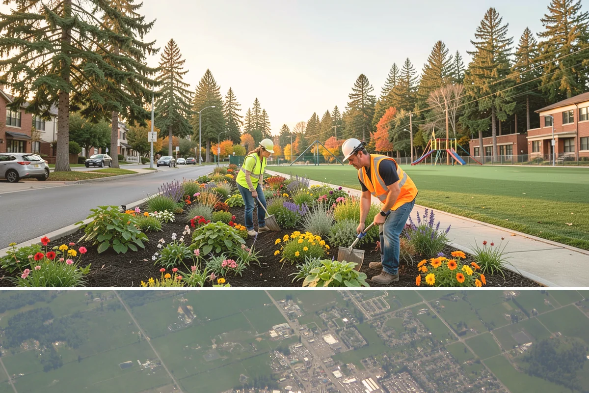 Playground Surfacing in Enumclaw, King County, WA - Installation and curing are best scheduled during warm, dry summer weather to ensure proper adhesion and set.