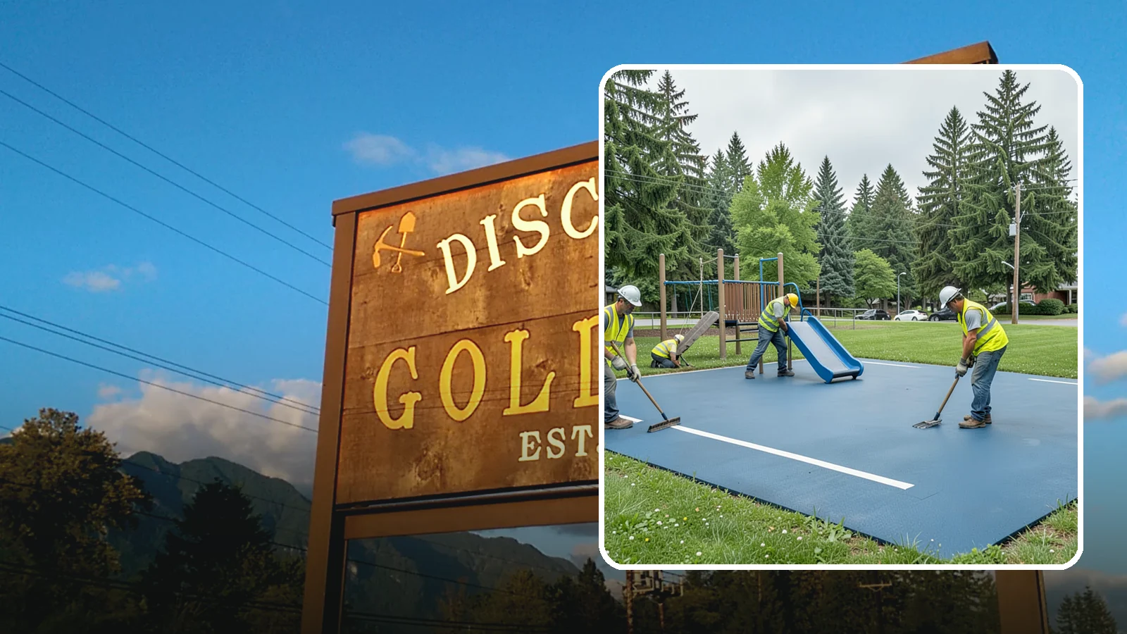Playground Surfacing in Gold Bar, Snohomish County, WA - Installation and repair of poured-in-place and safety surfacing systems for accessible public play areas.