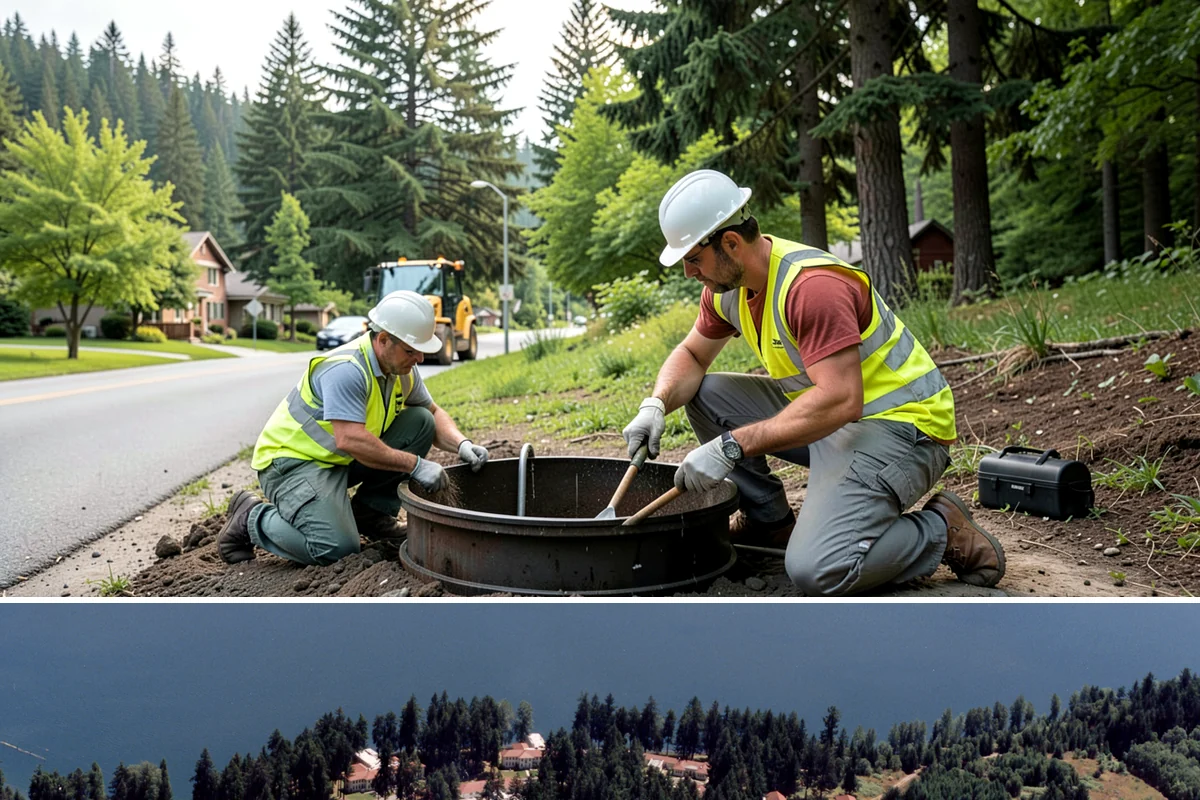 Playground Surfacing in Lakewood, Pierce County, WA - Installation and curing are best scheduled during warm, dry summer weather to ensure proper adhesion and set.