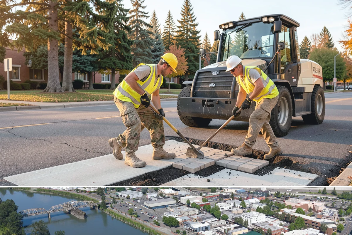 Playground Surfacing in Mount Vernon, Skagit County, WA - Installation and curing are best scheduled during warm, dry summer weather to ensure proper adhesion and set.