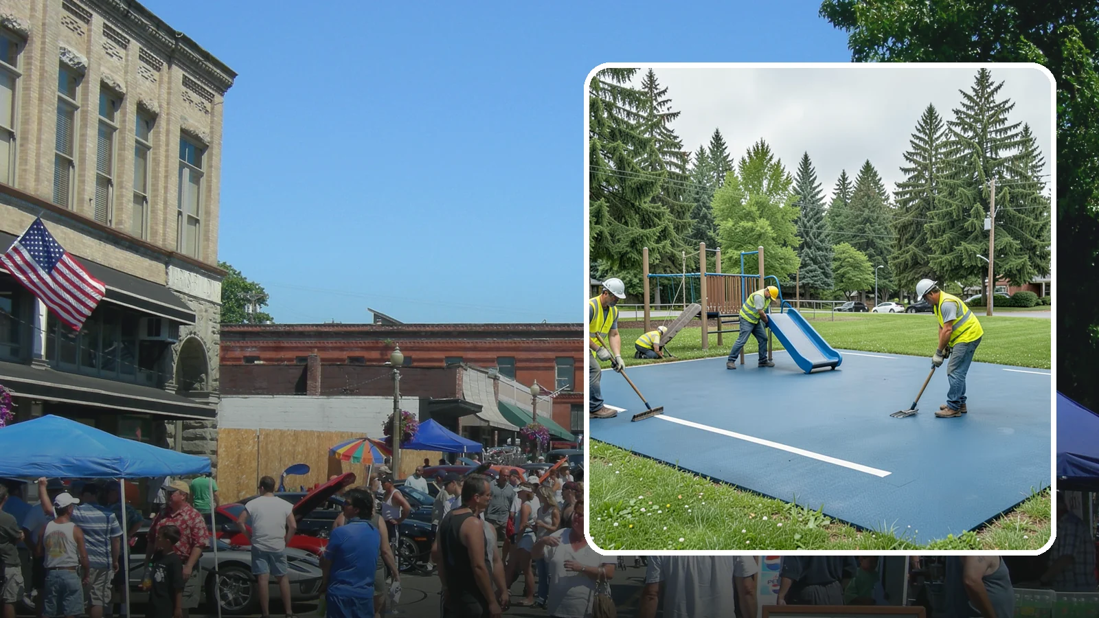 Playground Surfacing in Snohomish, Snohomish County, WA - Installation and repair of poured-in-place and safety surfacing systems for accessible public play areas.