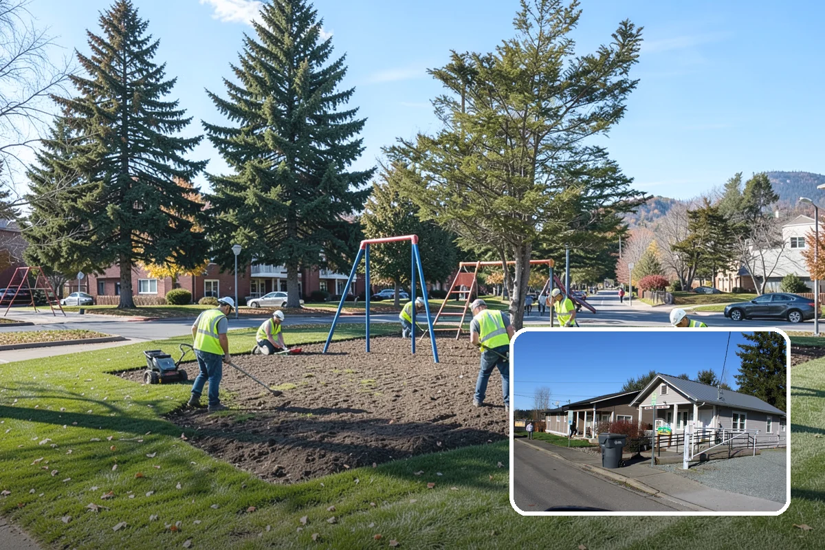 Playground Surfacing in South Prairie, Pierce County, WA - Provides consistent, ADA-accessible fall protection
