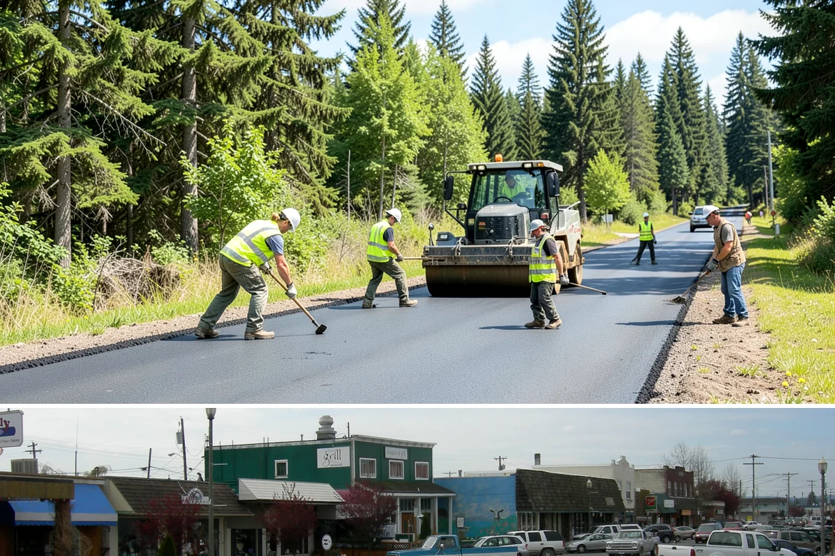 Playground Surfacing in Stanwood, Snohomish County, WA - Installation and curing are best scheduled during warm, dry summer weather to ensure proper adhesion and set.