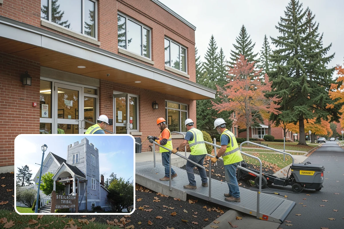 Playground Surfacing in Steilacoom, Pierce County, WA - Provides consistent, ADA-accessible fall protection
