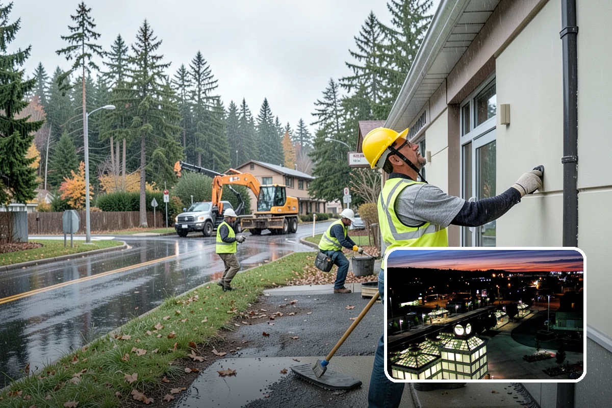 Plaza Cleaning in Auburn, King County, WA - Protects delicate plaza materials with surface-matched cleaning methods