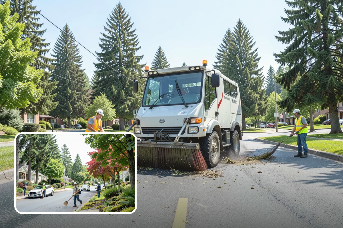 Plaza Cleaning in Beaux Arts Village, King County, WA - Protects delicate plaza materials with surface-matched cleaning methods