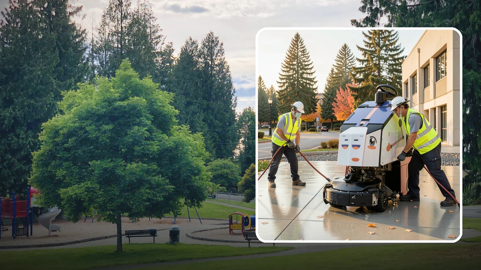 Plaza Cleaning in Bonney Lake, Pierce County, WA - Deep-clean civic plazas and public gathering spaces to keep hardscape surfaces safe, presentable, and event-ready.