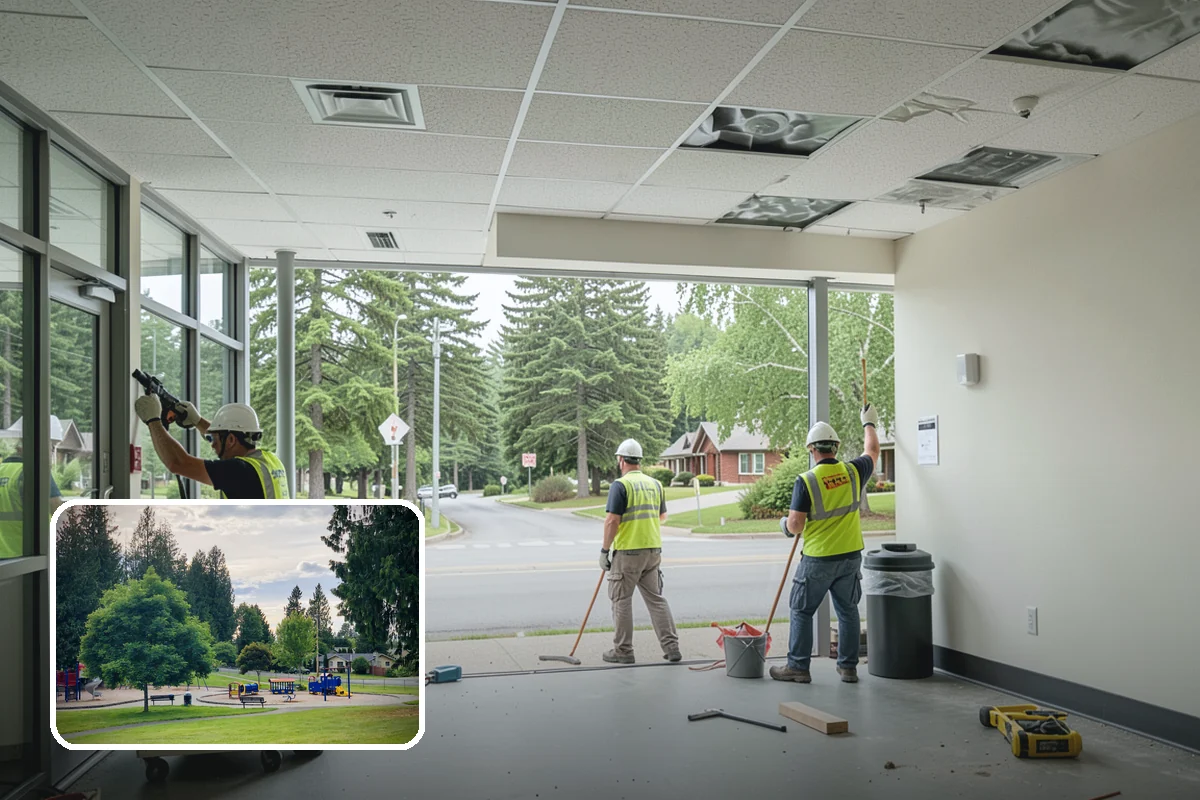 Plaza Cleaning in Bonney Lake, Pierce County, WA - Protects delicate plaza materials with surface-matched cleaning methods