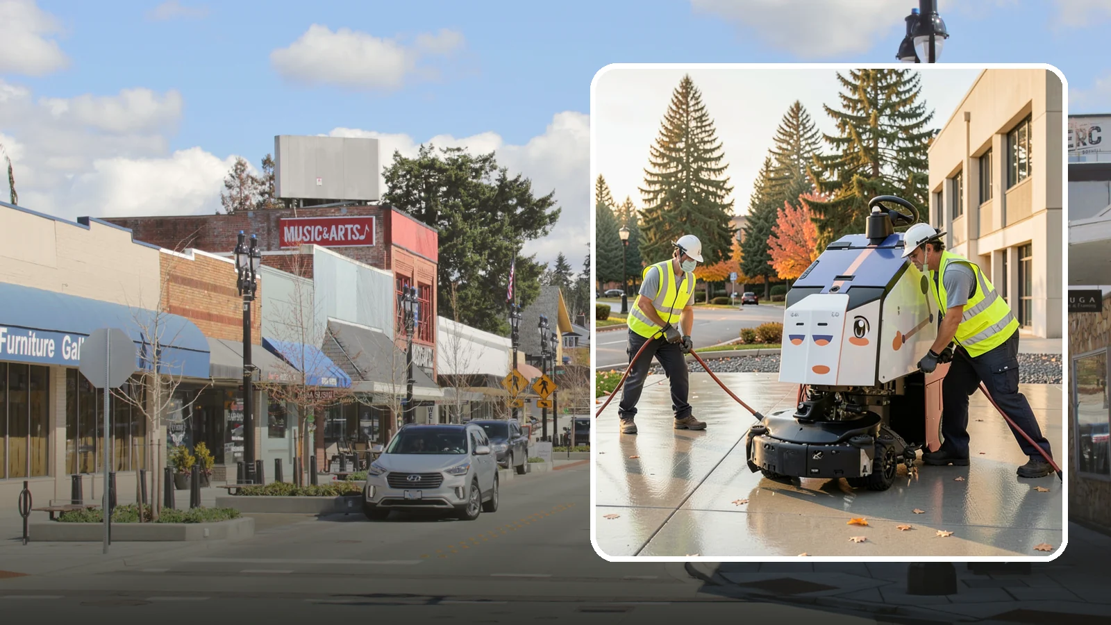 Plaza Cleaning in Bothell, King County, WA - Deep-clean civic plazas and public gathering spaces to keep hardscape surfaces safe, presentable, and event-ready.