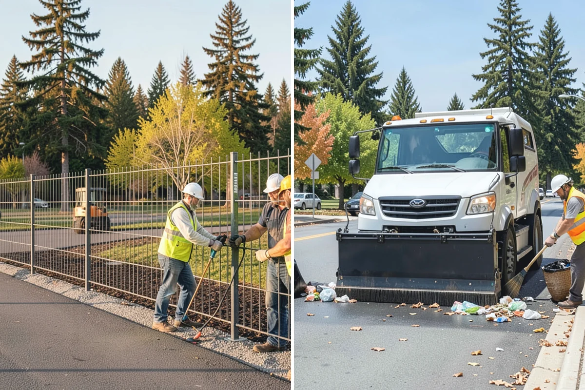 Plaza Cleaning in Buckley, Pierce County, WA - Assess plaza materials, features, and problem areas with facilities staff