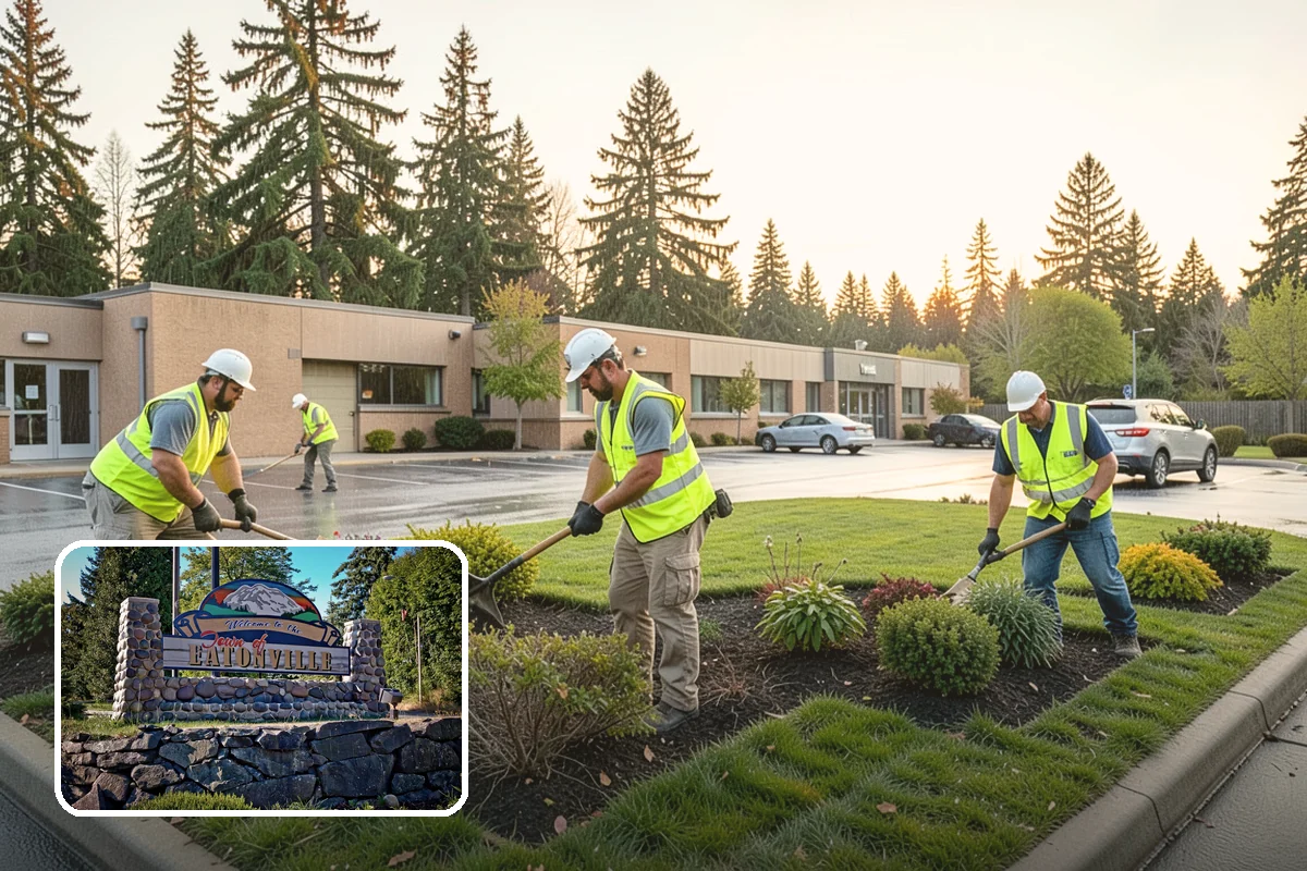 Plaza Cleaning in Eatonville, Pierce County, WA - Protects delicate plaza materials with surface-matched cleaning methods