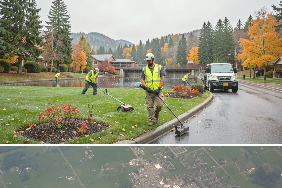 Plaza Cleaning in Enumclaw, King County, WA - Schedule plaza cleaning in late spring ahead of the summer event and festival season, with touch-ups timed to major gatherings.