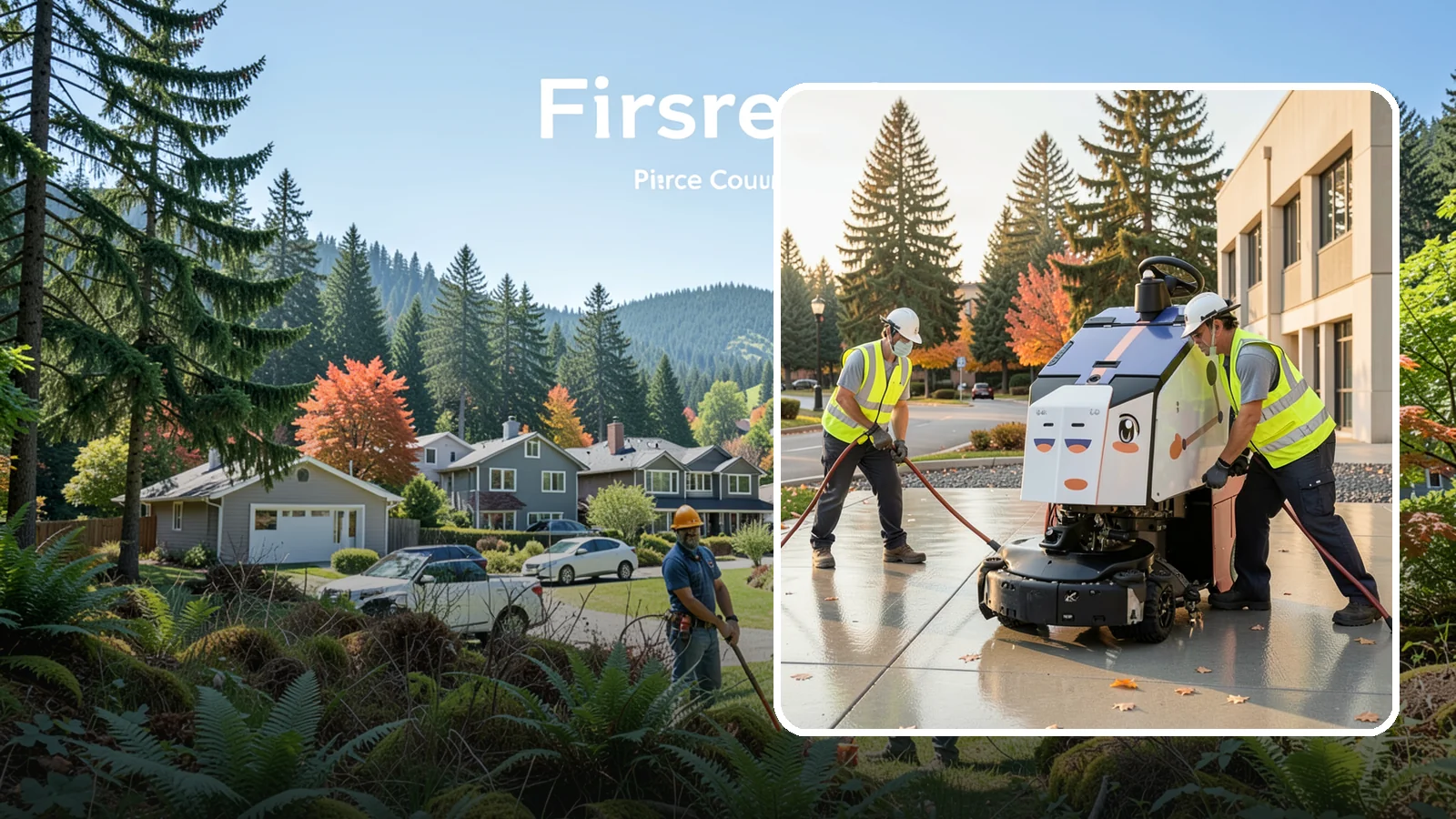 Plaza Cleaning in Fircrest, Pierce County, WA - Deep-clean civic plazas and public gathering spaces to keep hardscape surfaces safe, presentable, and event-ready.
