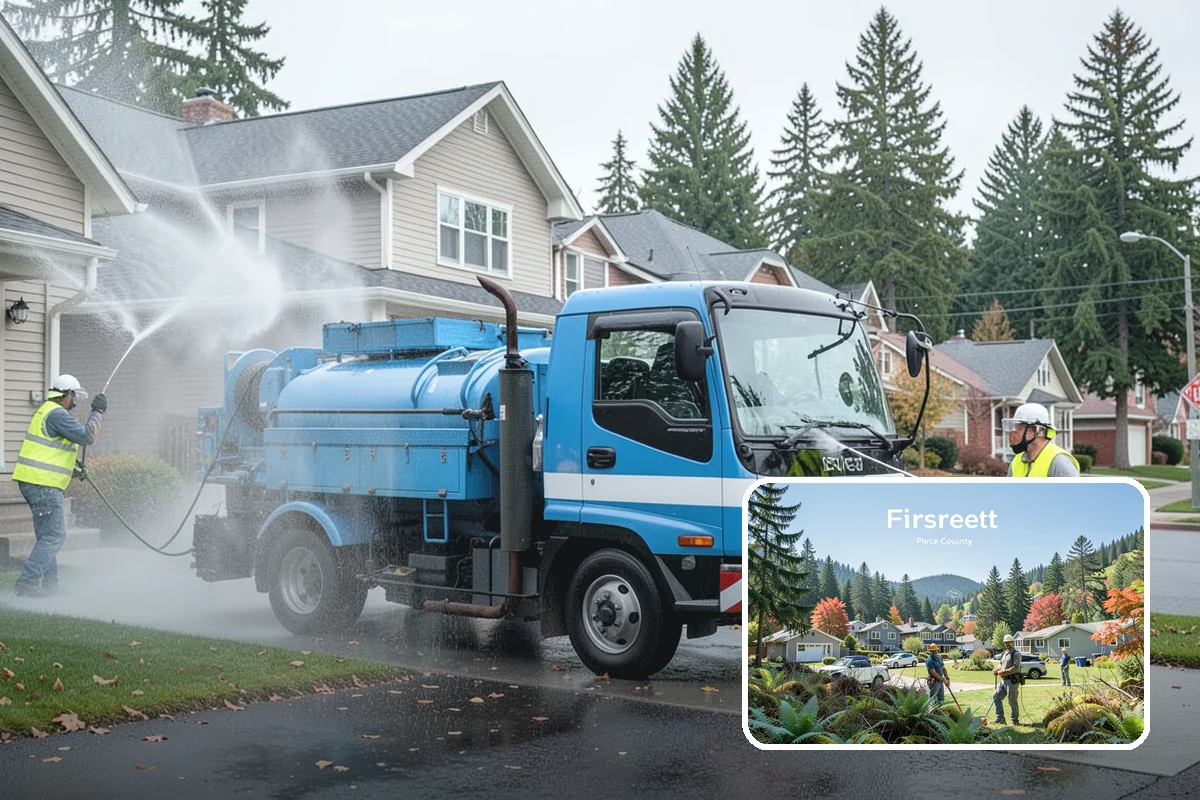 Plaza Cleaning in Fircrest, Pierce County, WA - Protects delicate plaza materials with surface-matched cleaning methods