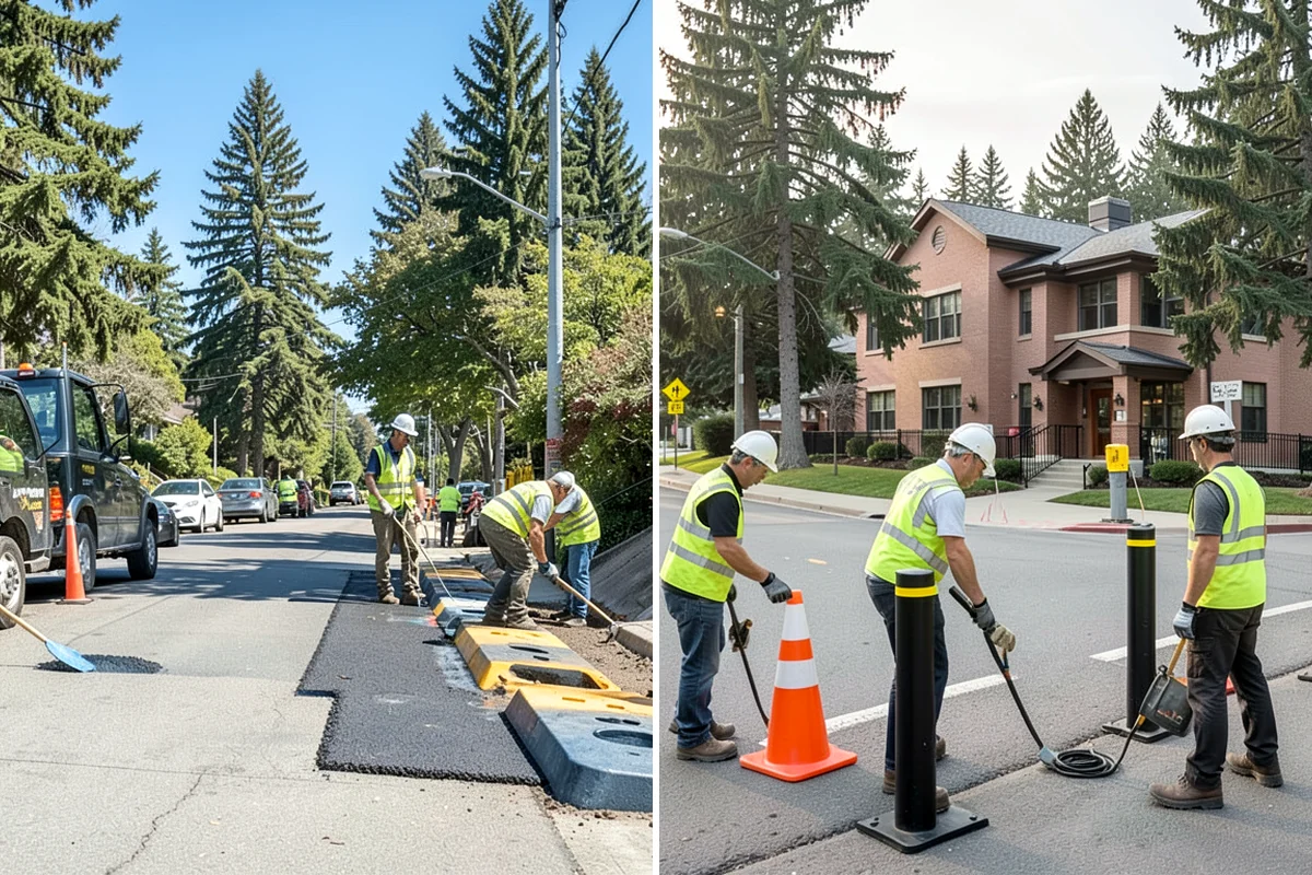 Plaza Cleaning in Fircrest, Pierce County, WA - Assess plaza materials, features, and problem areas with facilities staff