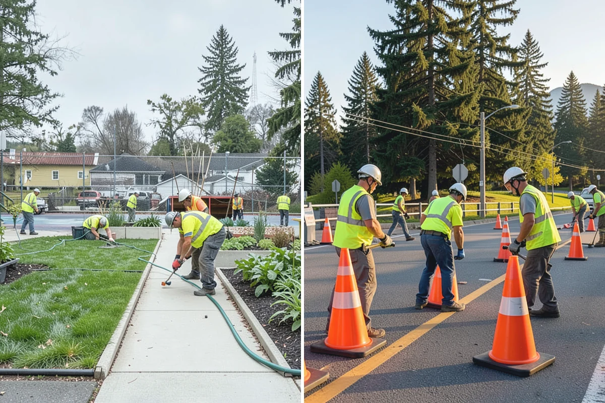 Plaza Cleaning in Gold Bar, Snohomish County, WA - Assess plaza materials, features, and problem areas with facilities staff