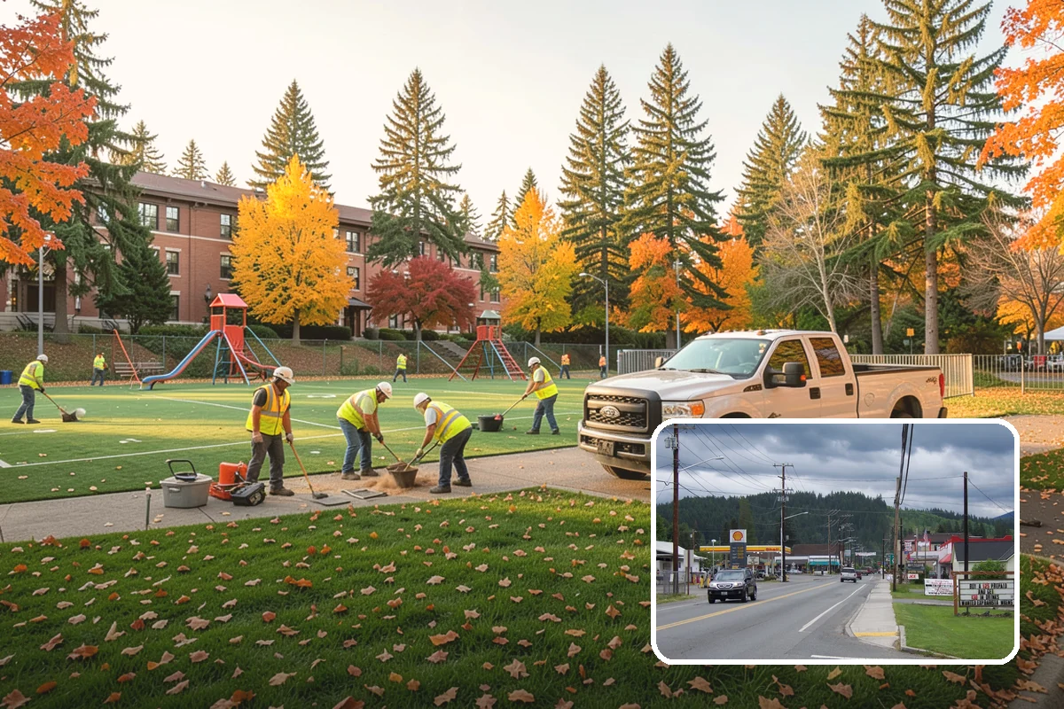 Plaza Cleaning in Granite Falls, Snohomish County, WA - Protects delicate plaza materials with surface-matched cleaning methods