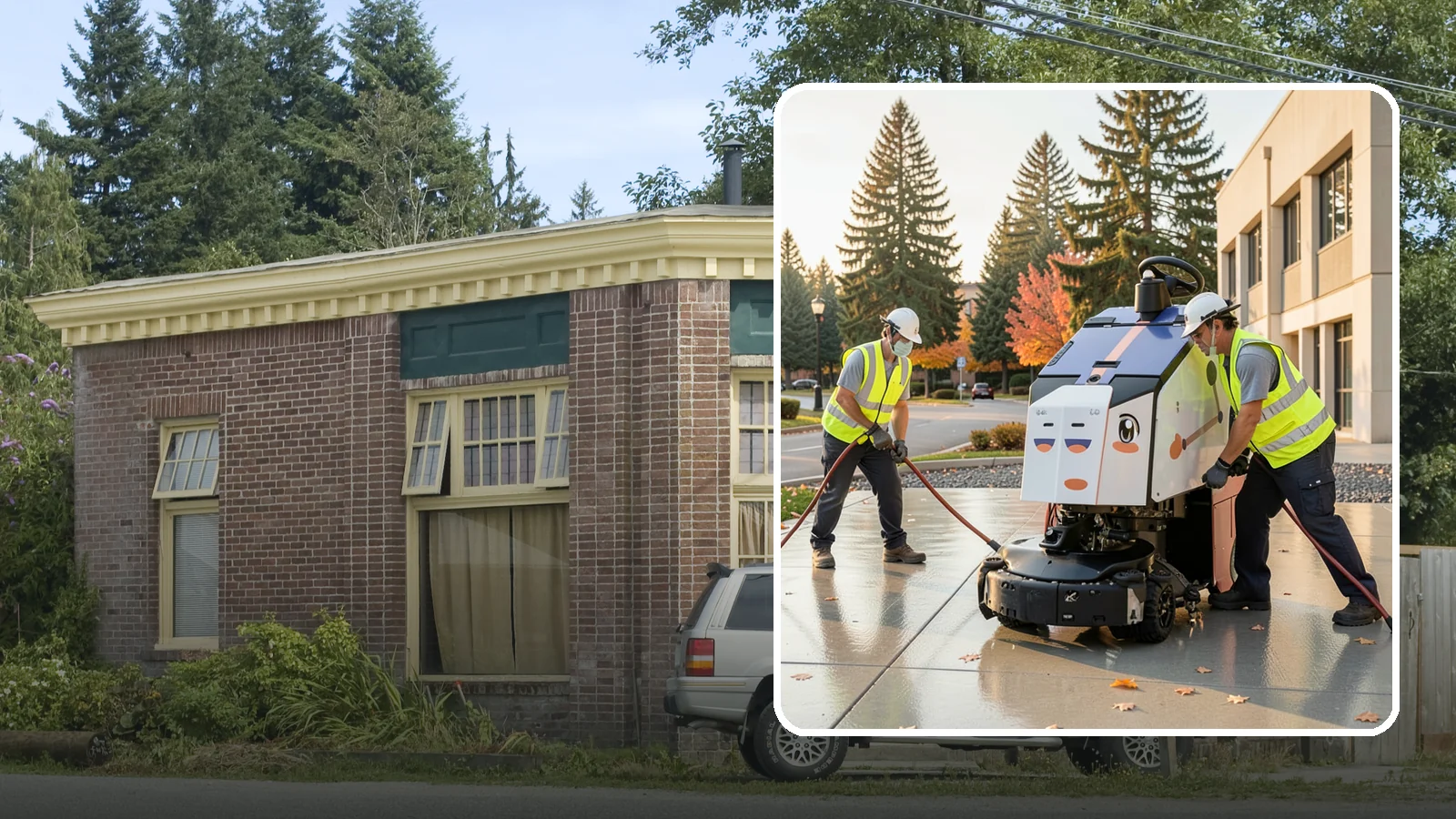 Plaza Cleaning in Hamilton, Skagit County, WA - Deep-clean civic plazas and public gathering spaces to keep hardscape surfaces safe, presentable, and event-ready.