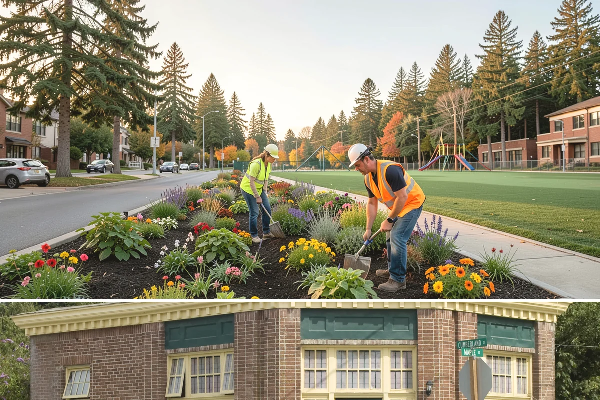 Plaza Cleaning in Hamilton, Skagit County, WA - Schedule plaza cleaning in late spring ahead of the summer event and festival season, with touch-ups timed to major gatherings.