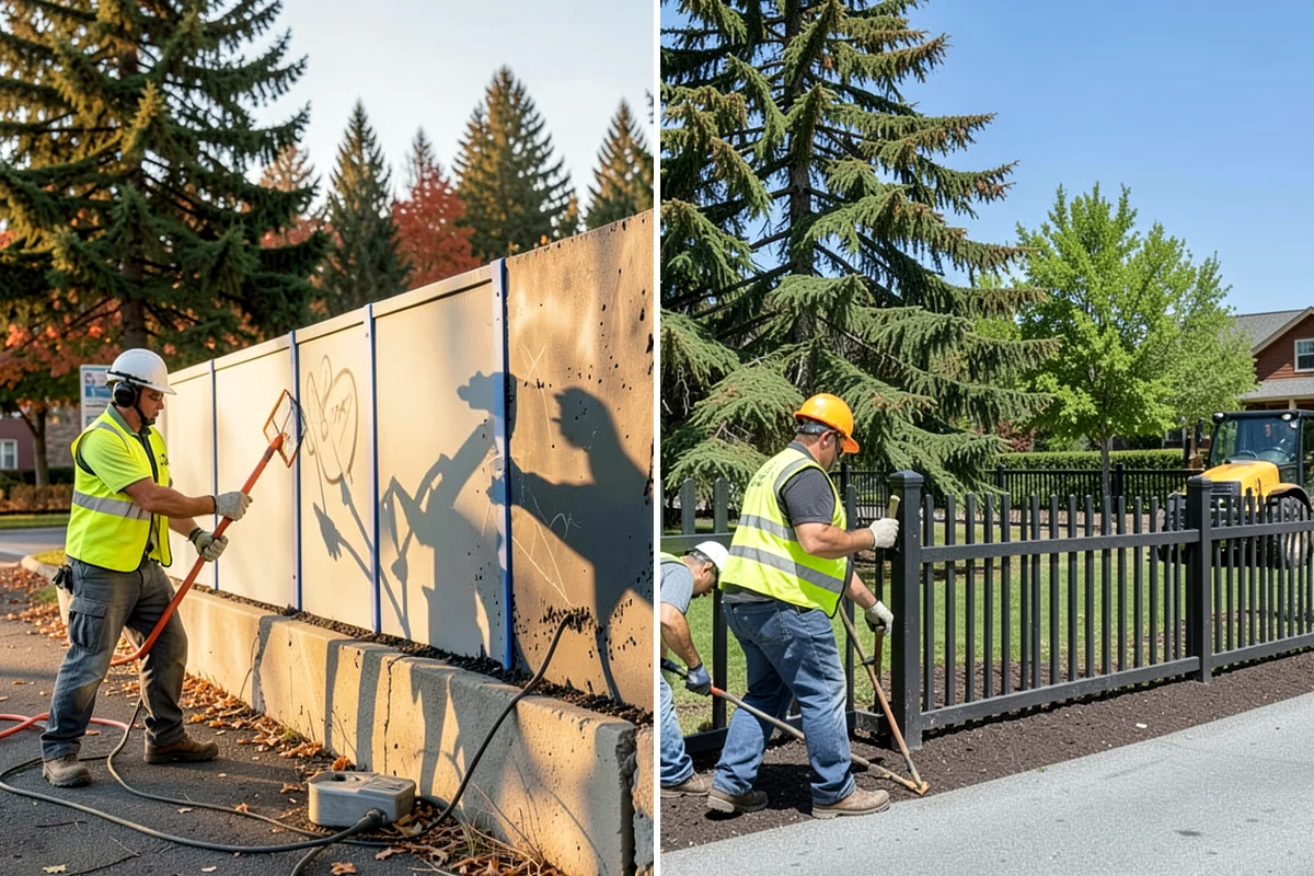 Plaza Cleaning in Lakewood, Pierce County, WA - Assess plaza materials, features, and problem areas with facilities staff