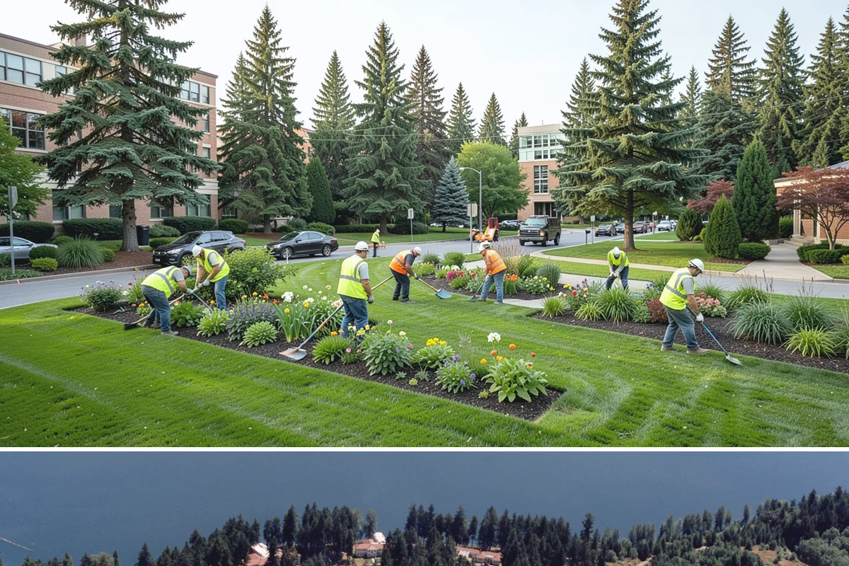 Plaza Cleaning in Lakewood, Pierce County, WA - Schedule plaza cleaning in late spring ahead of the summer event and festival season, with touch-ups timed to major gatherings.