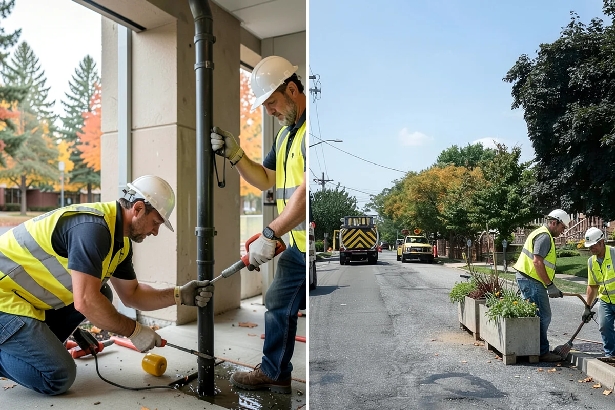 Plaza Cleaning in Lyman, Skagit County, WA - Assess plaza materials, features, and problem areas with facilities staff