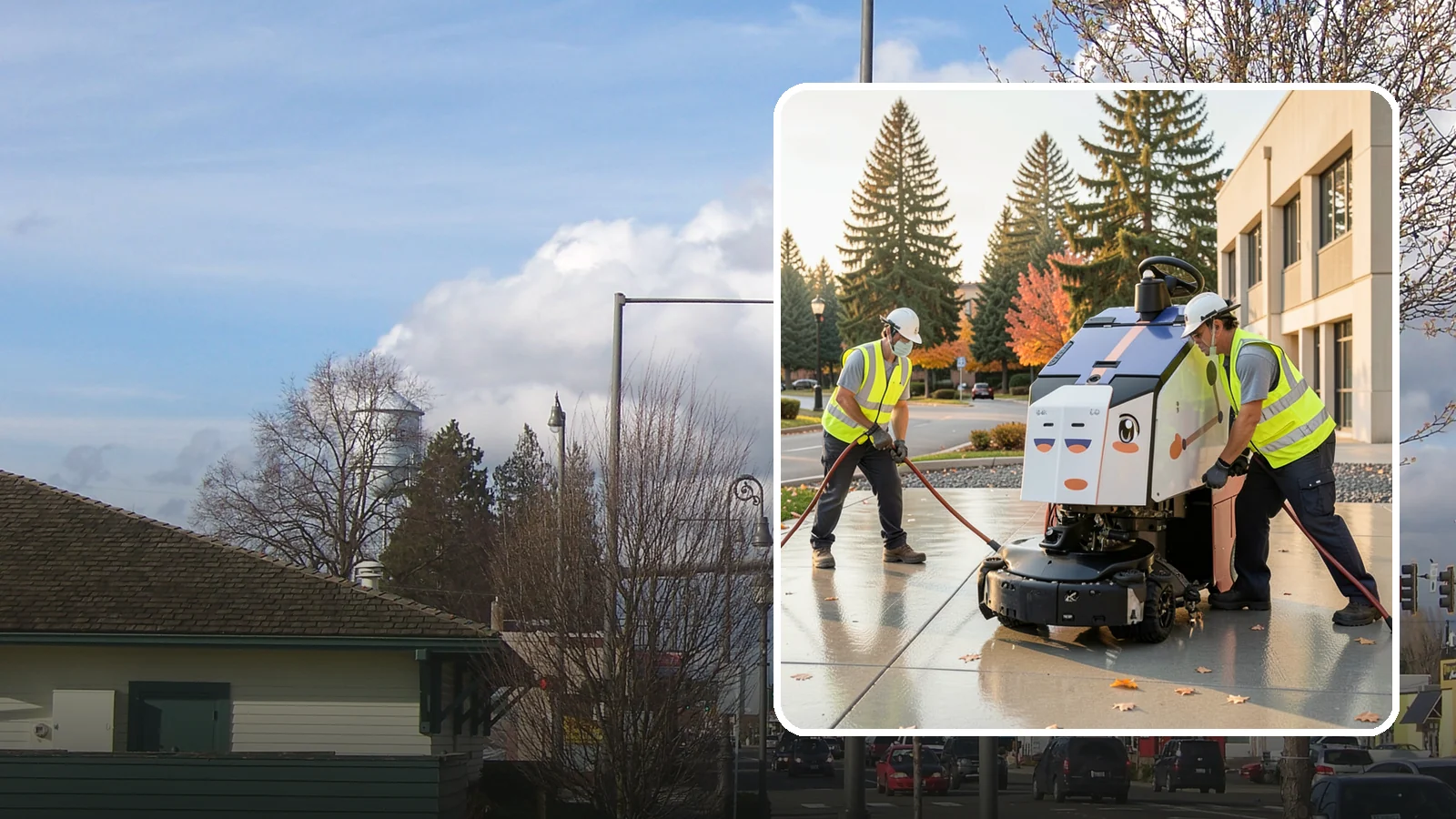 Plaza Cleaning in Marysville, Snohomish County, WA - Deep-clean civic plazas and public gathering spaces to keep hardscape surfaces safe, presentable, and event-ready.