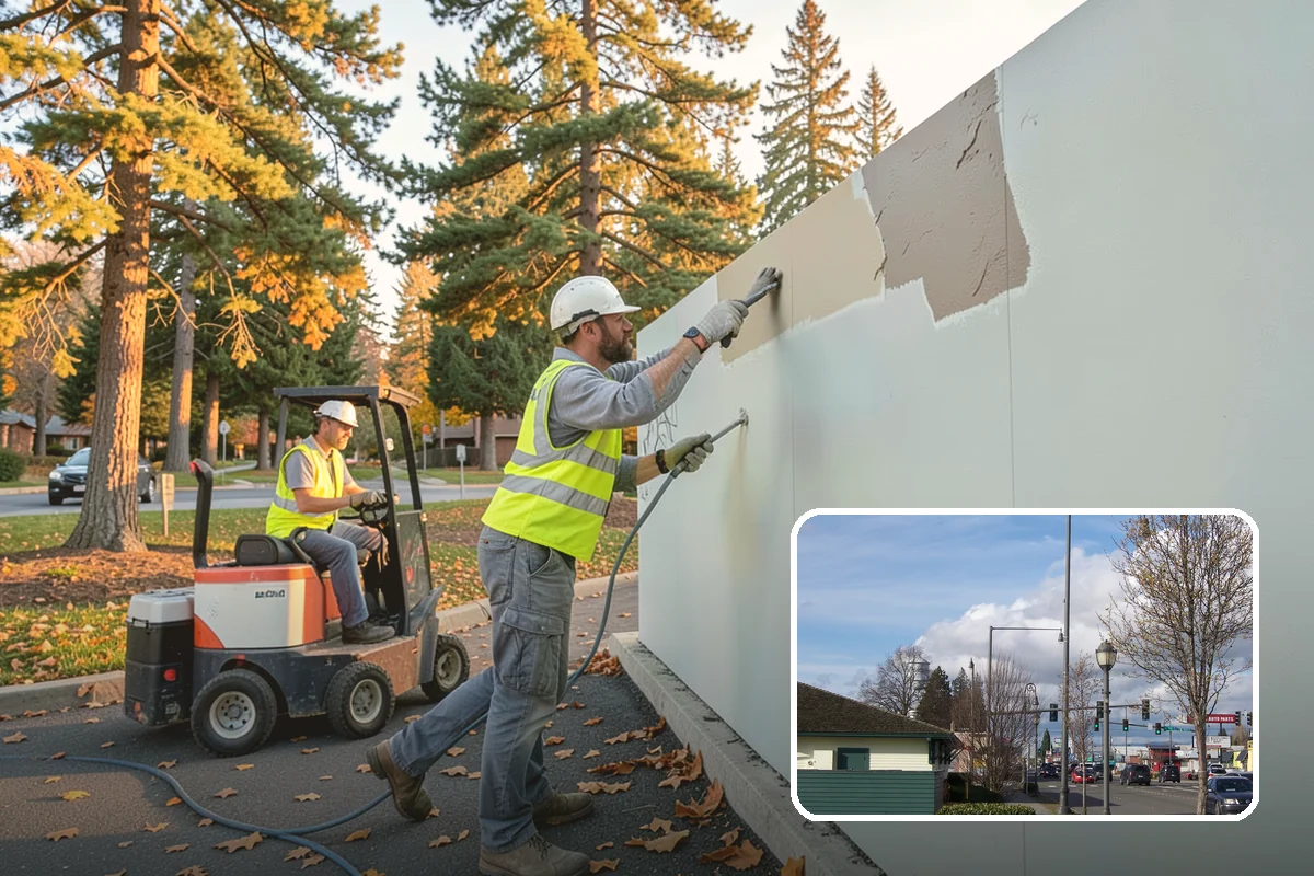 Plaza Cleaning in Marysville, Snohomish County, WA - Protects delicate plaza materials with surface-matched cleaning methods
