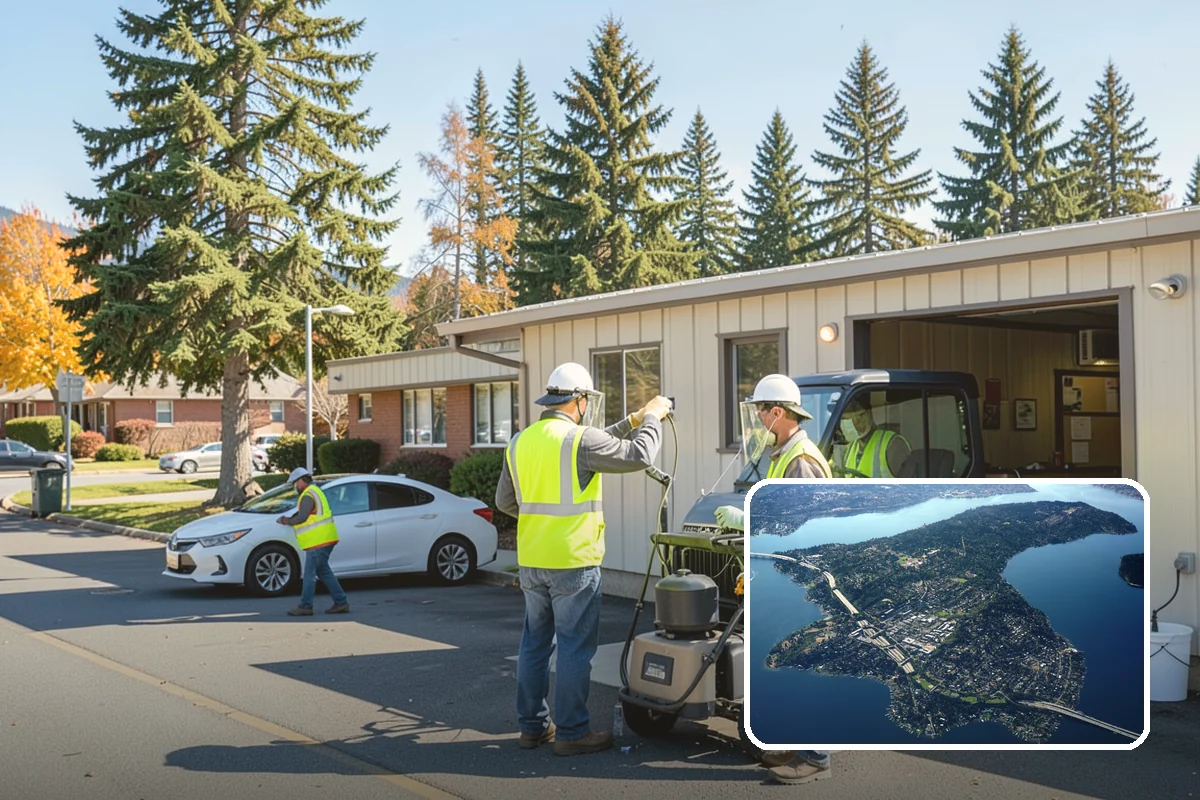 Plaza Cleaning in Mercer Island, King County, WA - Protects delicate plaza materials with surface-matched cleaning methods