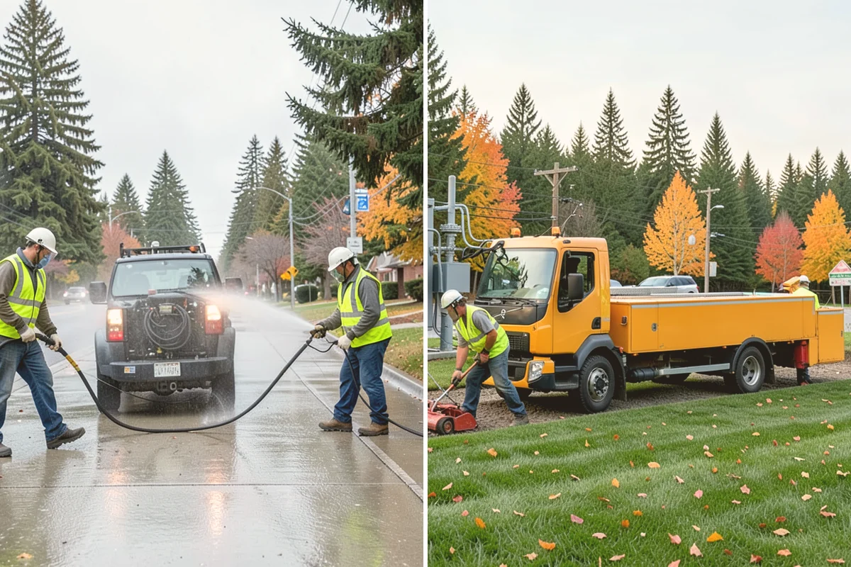 Plaza Cleaning in Mount Vernon, Skagit County, WA - Assess plaza materials, features, and problem areas with facilities staff