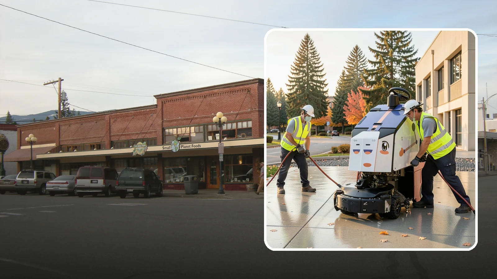 Plaza Cleaning in Sedro-Woolley, Skagit County, WA - Deep-clean civic plazas and public gathering spaces to keep hardscape surfaces safe, presentable, and event-ready.