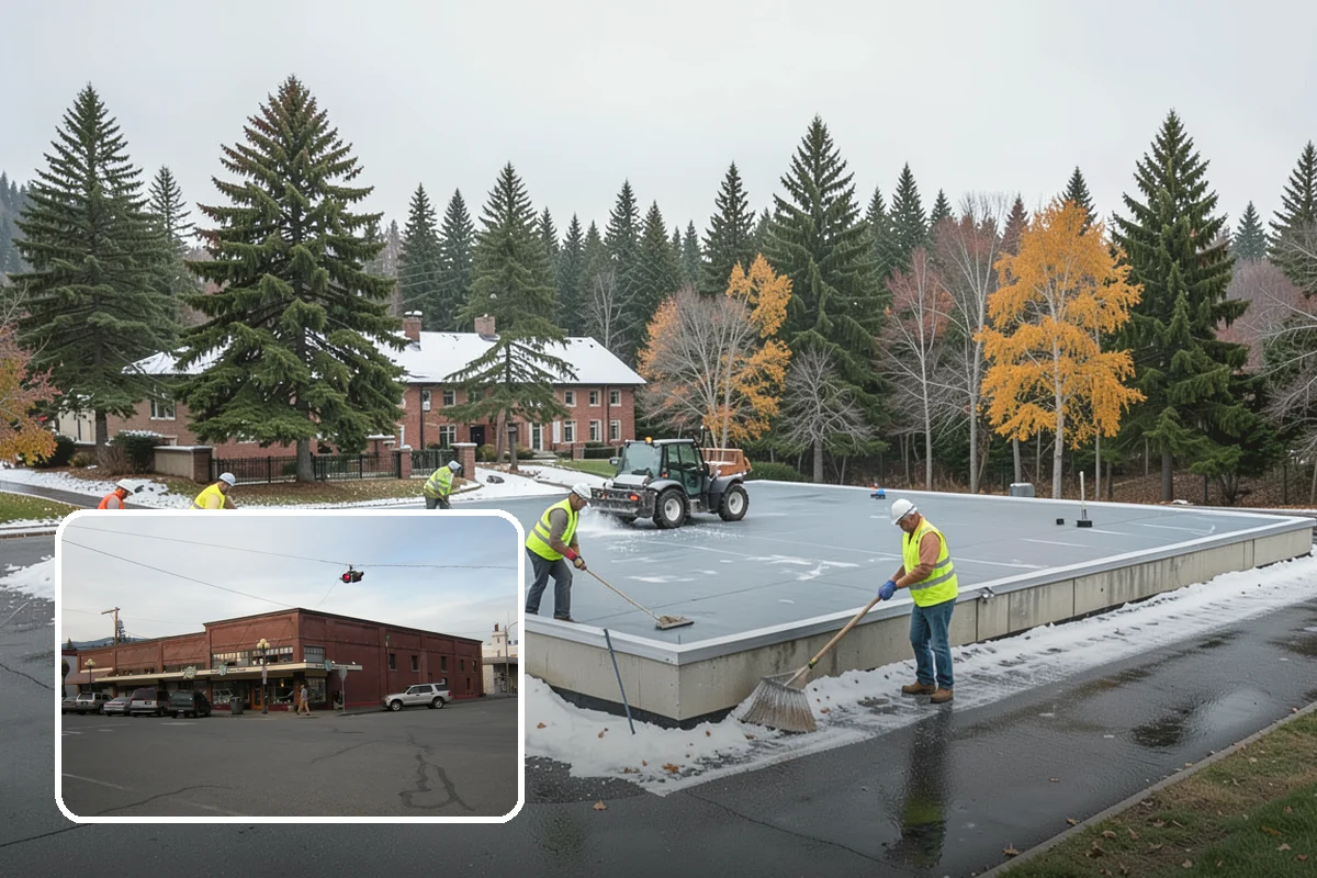 Plaza Cleaning in Sedro-Woolley, Skagit County, WA - Protects delicate plaza materials with surface-matched cleaning methods