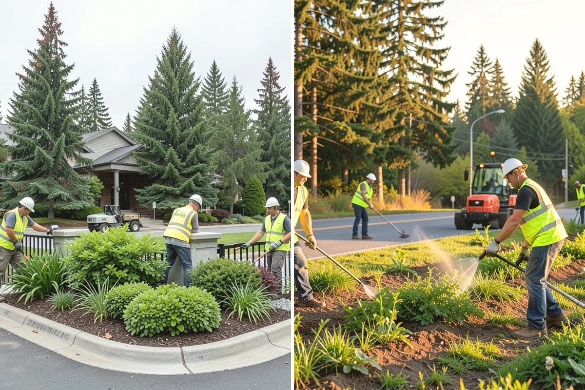 Plaza Cleaning in Steilacoom, Pierce County, WA - Assess plaza materials, features, and problem areas with facilities staff