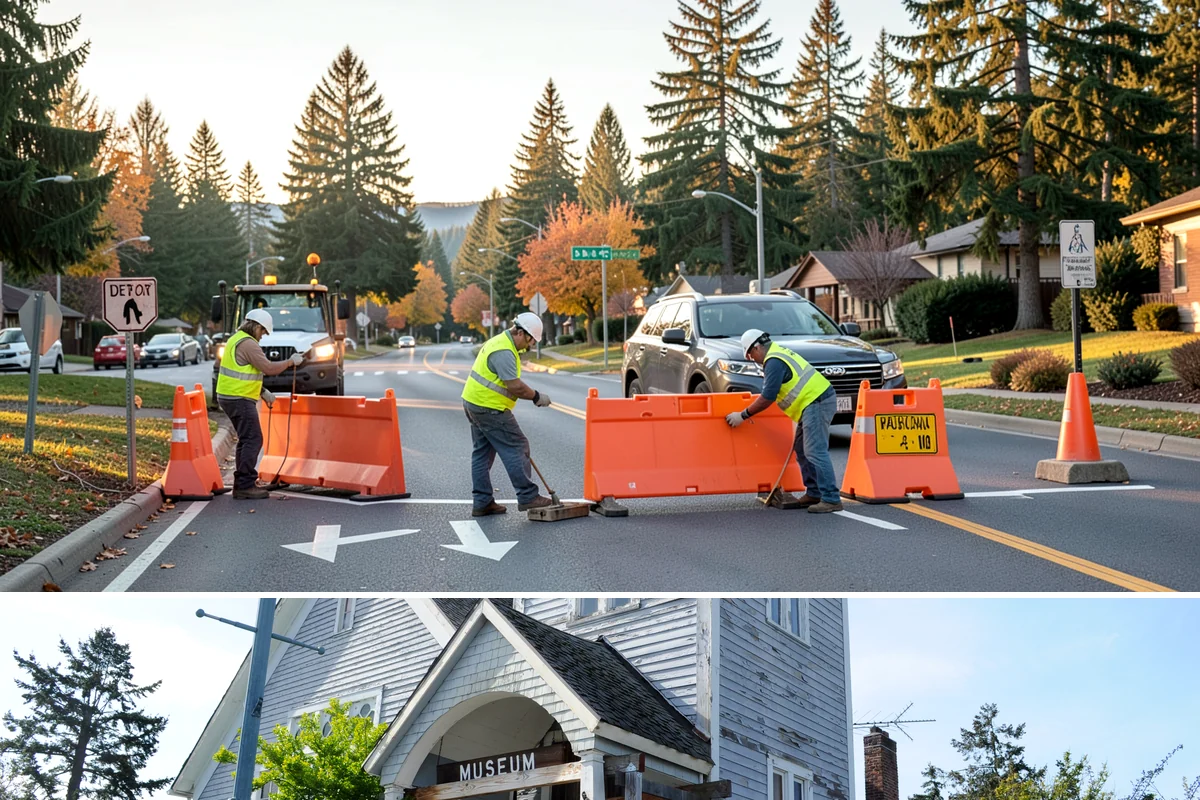 Plaza Cleaning in Steilacoom, Pierce County, WA - Schedule plaza cleaning in late spring ahead of the summer event and festival season, with touch-ups timed to major gatherings.