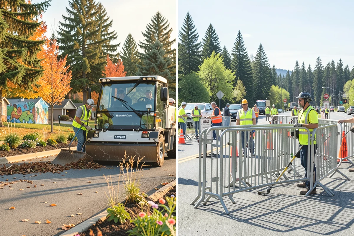 Plaza Cleaning in Tacoma, Pierce County, WA - Assess plaza materials, features, and problem areas with facilities staff