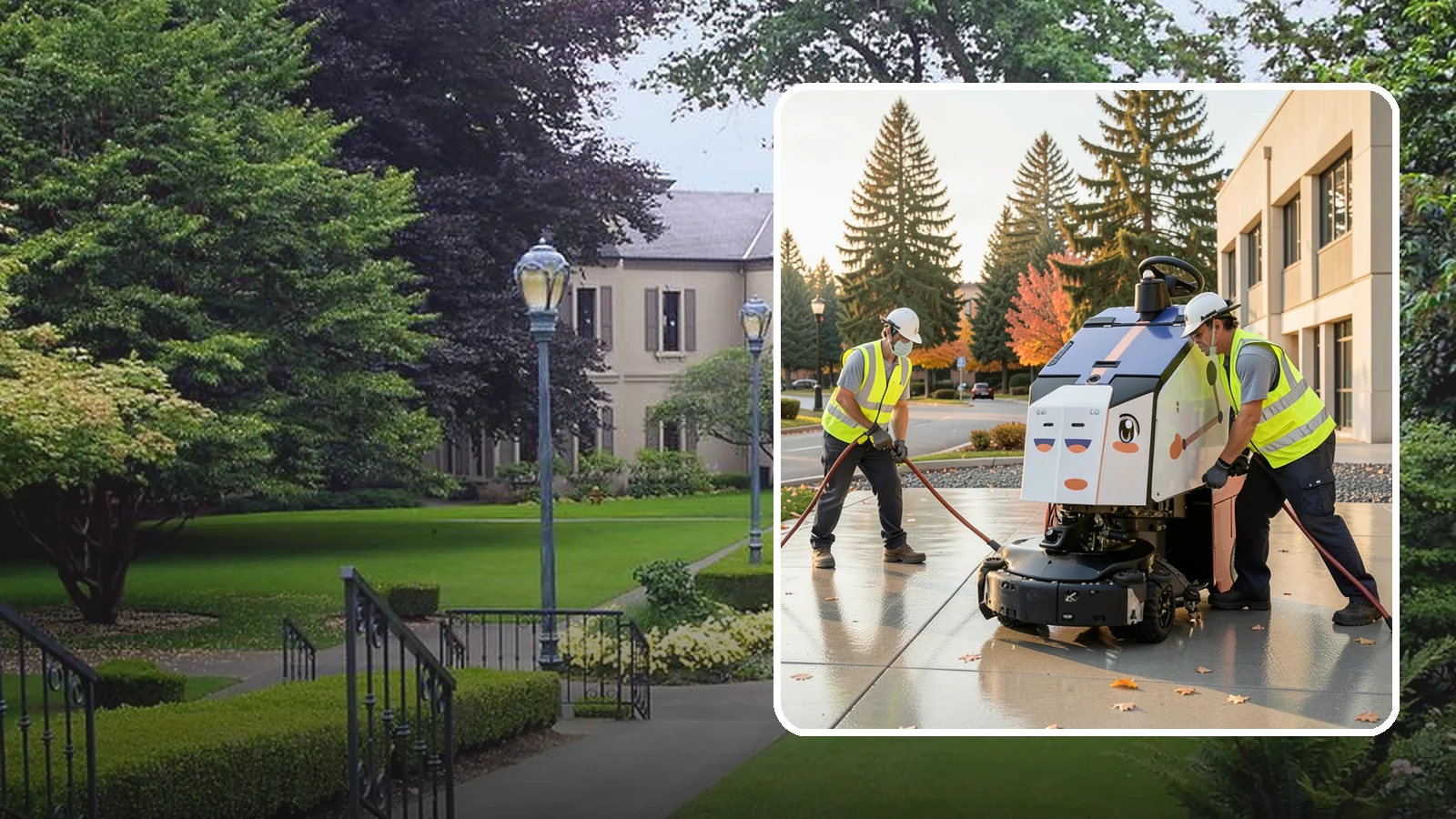 Plaza Cleaning in Woodinville, King County, WA - Deep-clean civic plazas and public gathering spaces to keep hardscape surfaces safe, presentable, and event-ready.