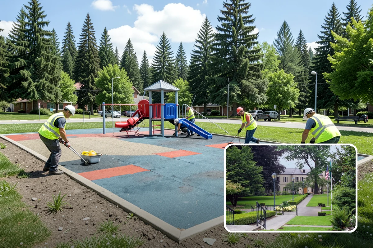 Plaza Cleaning in Woodinville, King County, WA - Protects delicate plaza materials with surface-matched cleaning methods