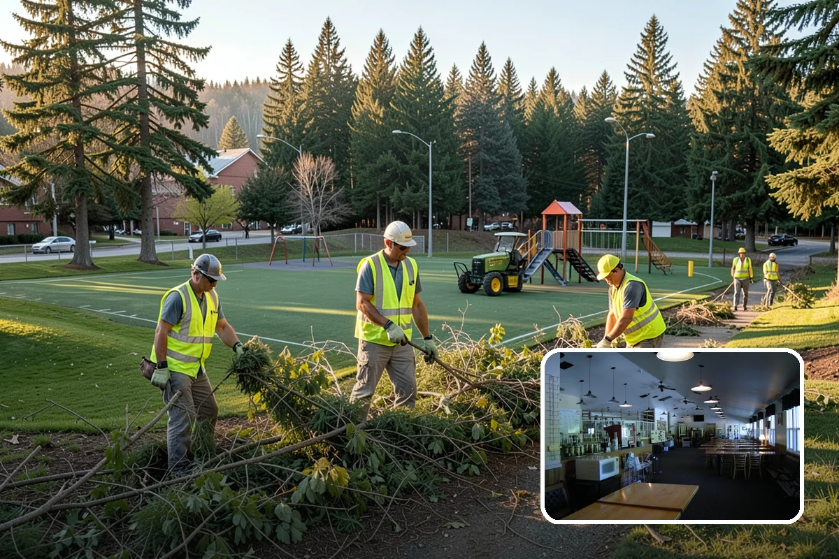 Pole Base Cleaning in Black Diamond, King County, WA - Slows corrosion of anchor bolts and base plates