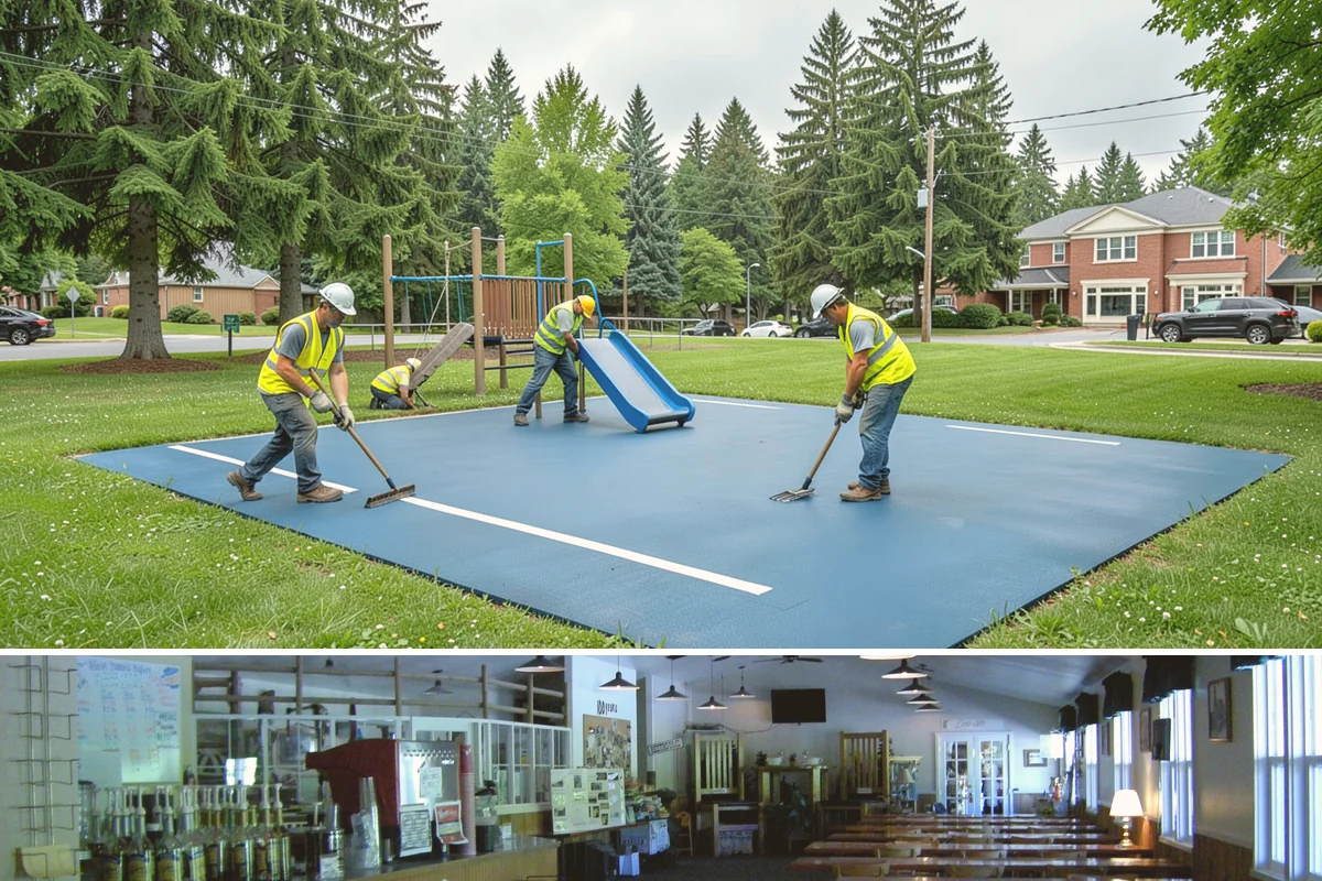 Pole Base Cleaning in Black Diamond, King County, WA - Cleaning is well-suited to spring and summer, and after winter to remove accumulated de-icing residue.