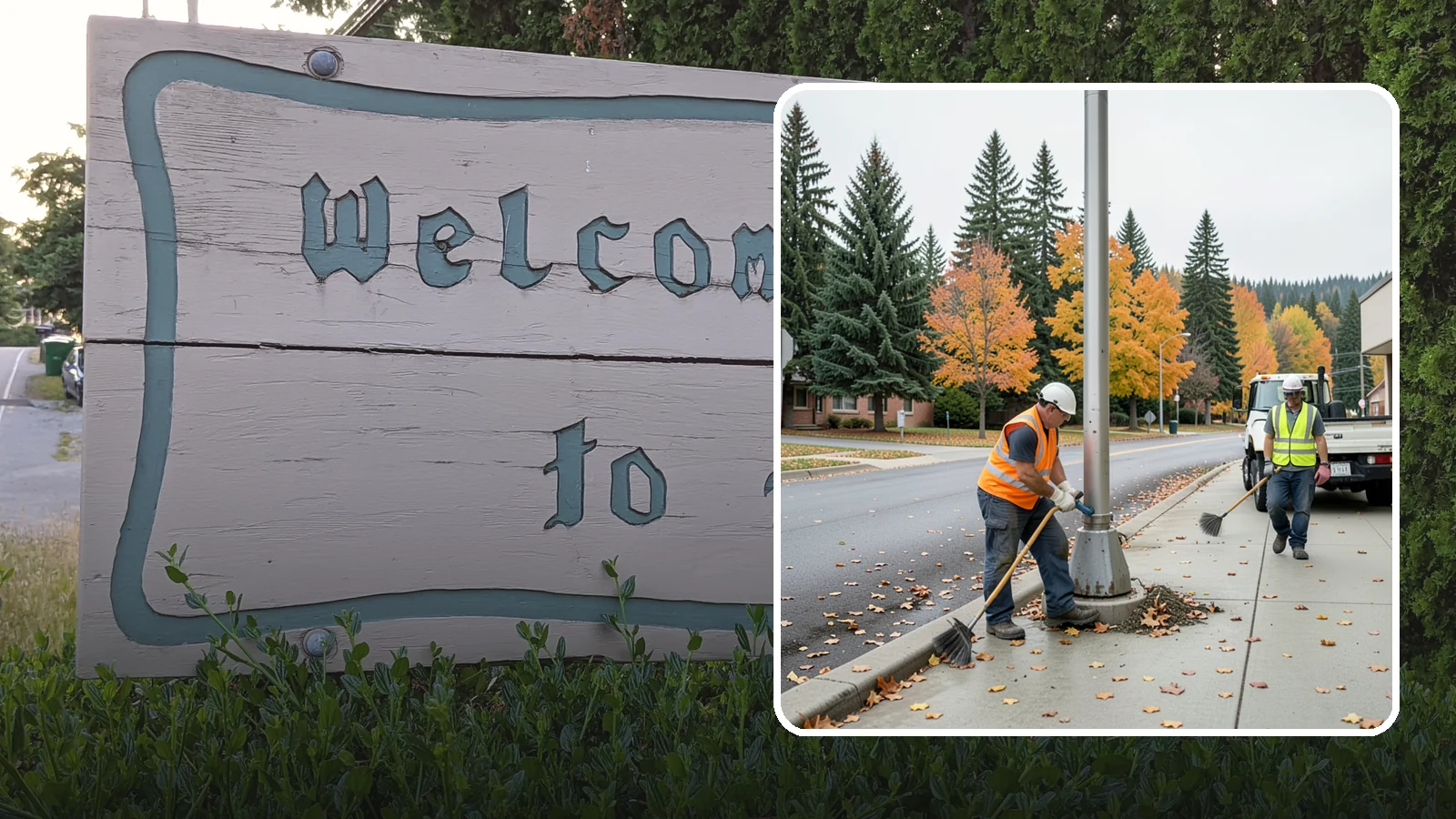 Pole Base Cleaning in Brier, Snohomish County, WA - Cleaning and clearing of light pole bases to prevent corrosion and maintain a tidy public appearance.