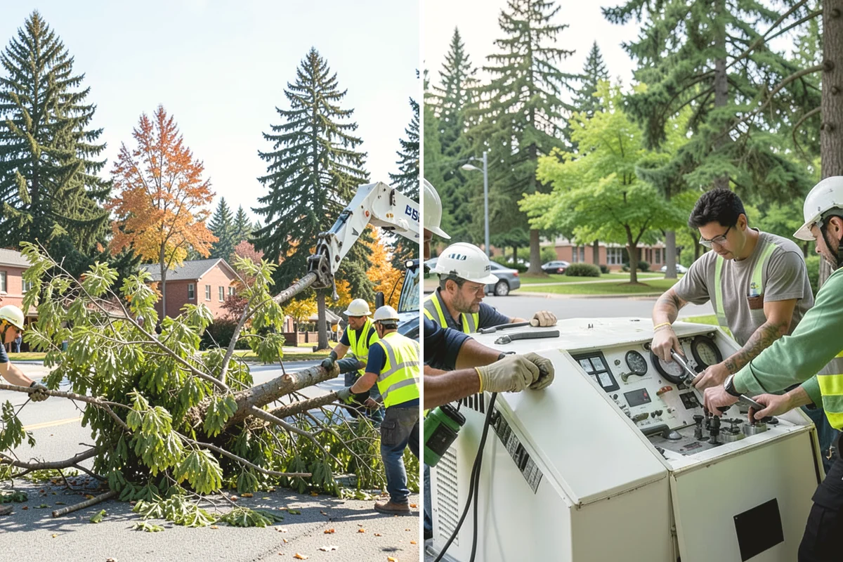Pole Base Cleaning in Burien, King County, WA - Clear vegetation and debris from around each base