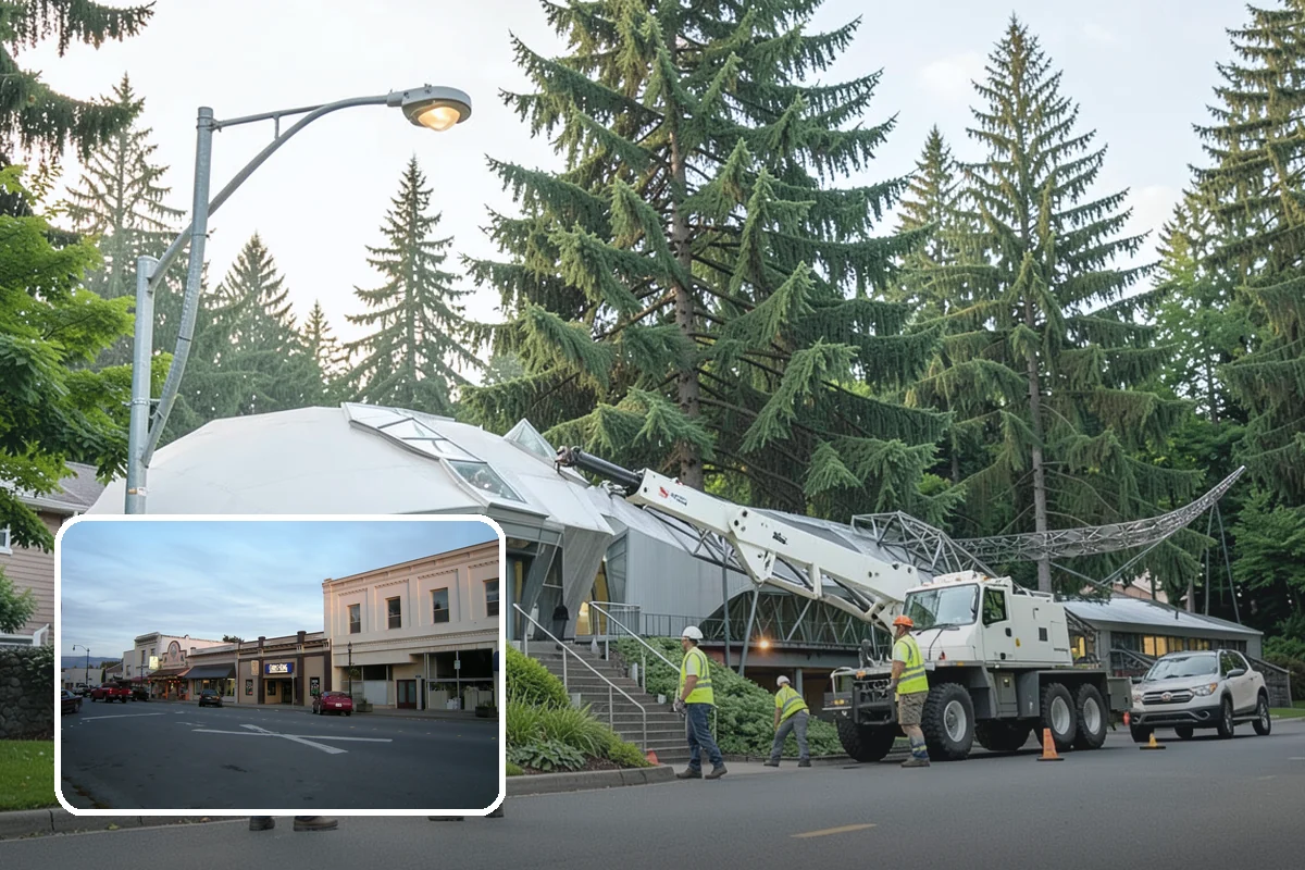 Pole Base Cleaning in Burlington, Skagit County, WA - Slows corrosion of anchor bolts and base plates