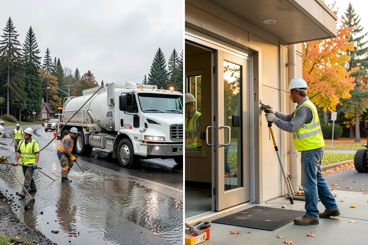 Pole Base Cleaning in Clyde Hill, King County, WA - Clear vegetation and debris from around each base