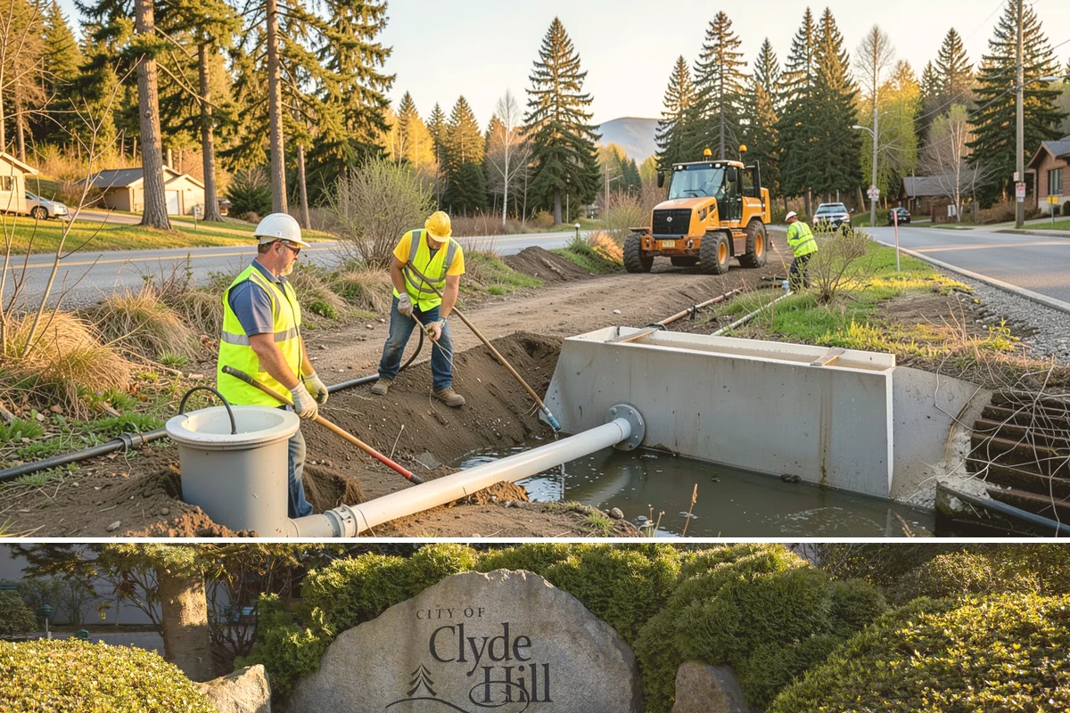 Pole Base Cleaning in Clyde Hill, King County, WA - Cleaning is well-suited to spring and summer, and after winter to remove accumulated de-icing residue.