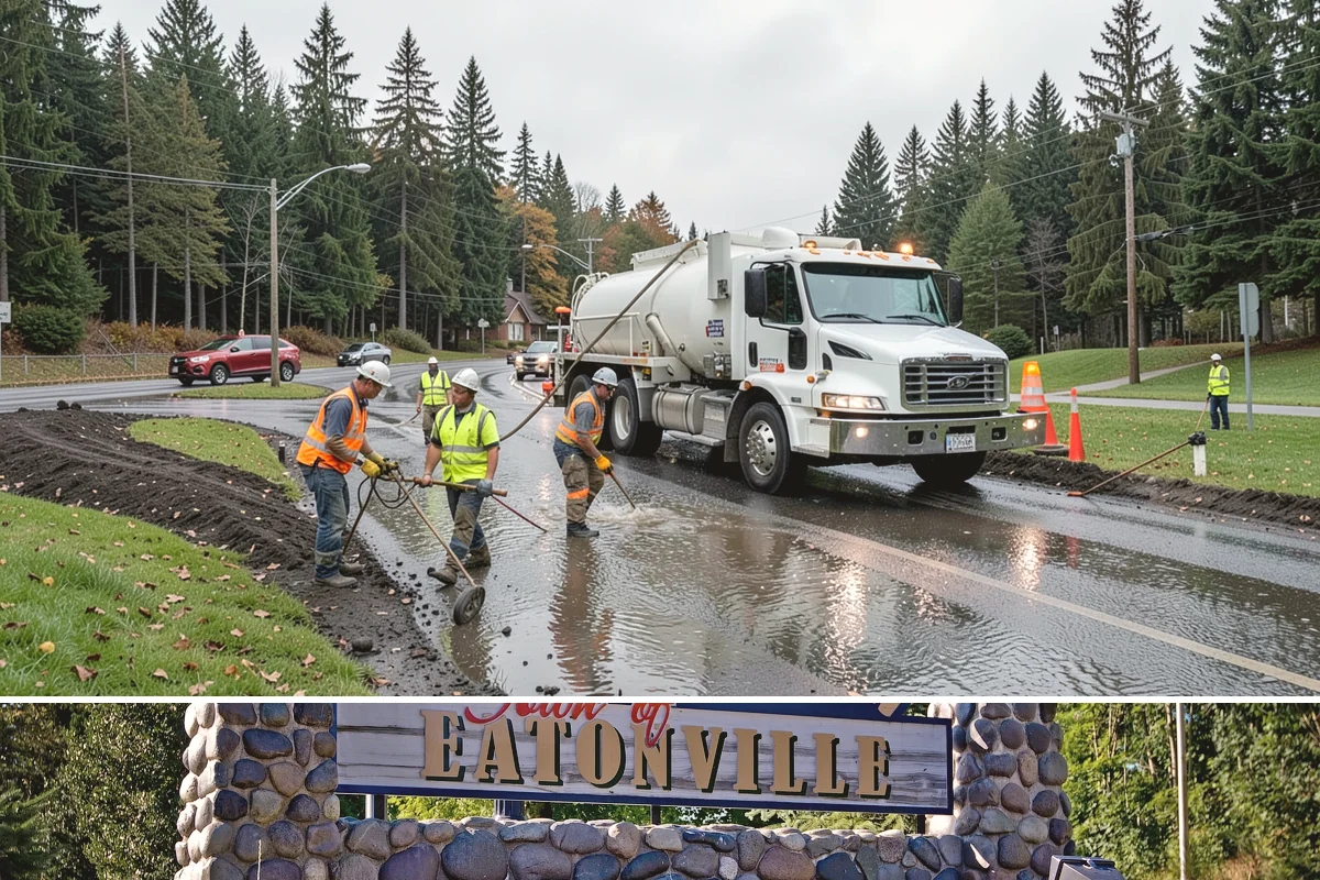 Pole Base Cleaning in Eatonville, Pierce County, WA - Cleaning is well-suited to spring and summer, and after winter to remove accumulated de-icing residue.