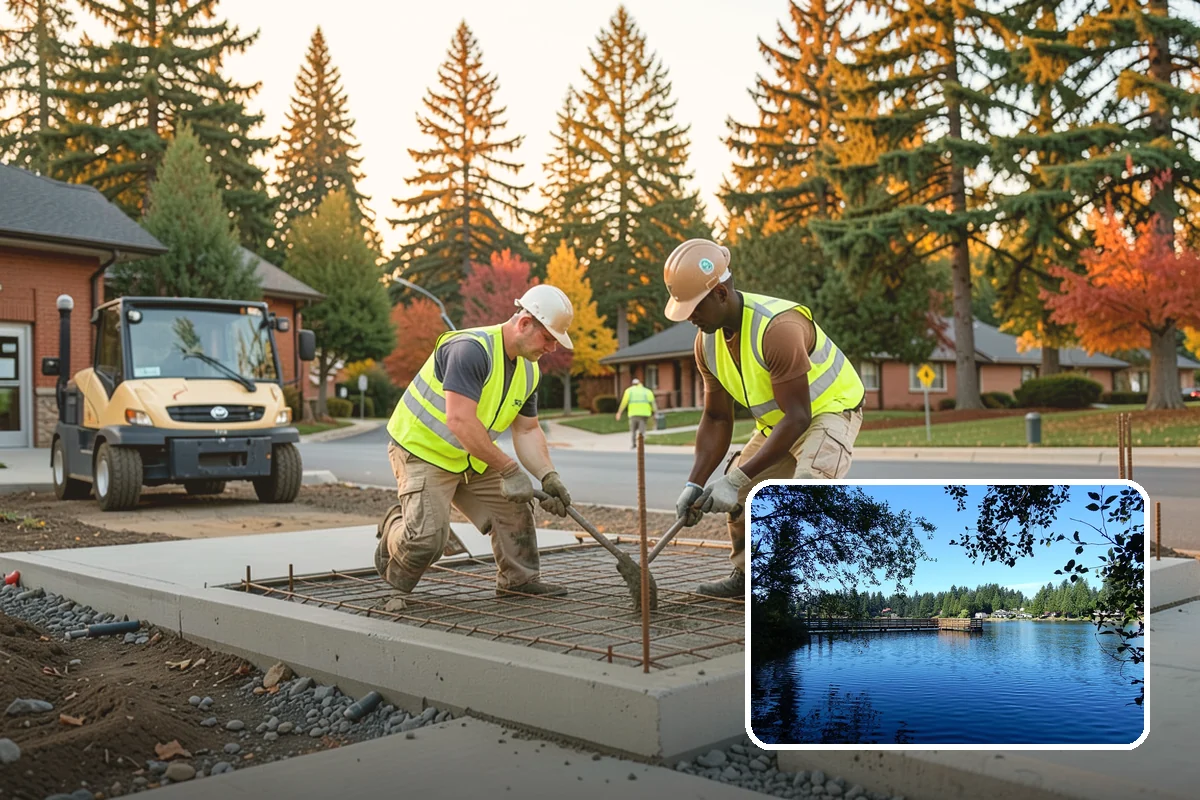 Pole Base Cleaning in Federal Way, King County, WA - Slows corrosion of anchor bolts and base plates