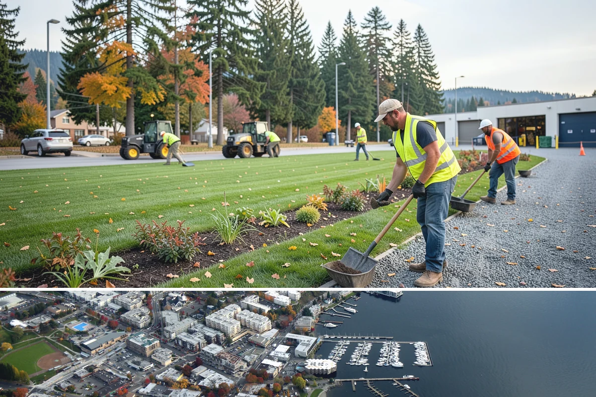 Pole Base Cleaning in Kirkland, King County, WA - Cleaning is well-suited to spring and summer, and after winter to remove accumulated de-icing residue.