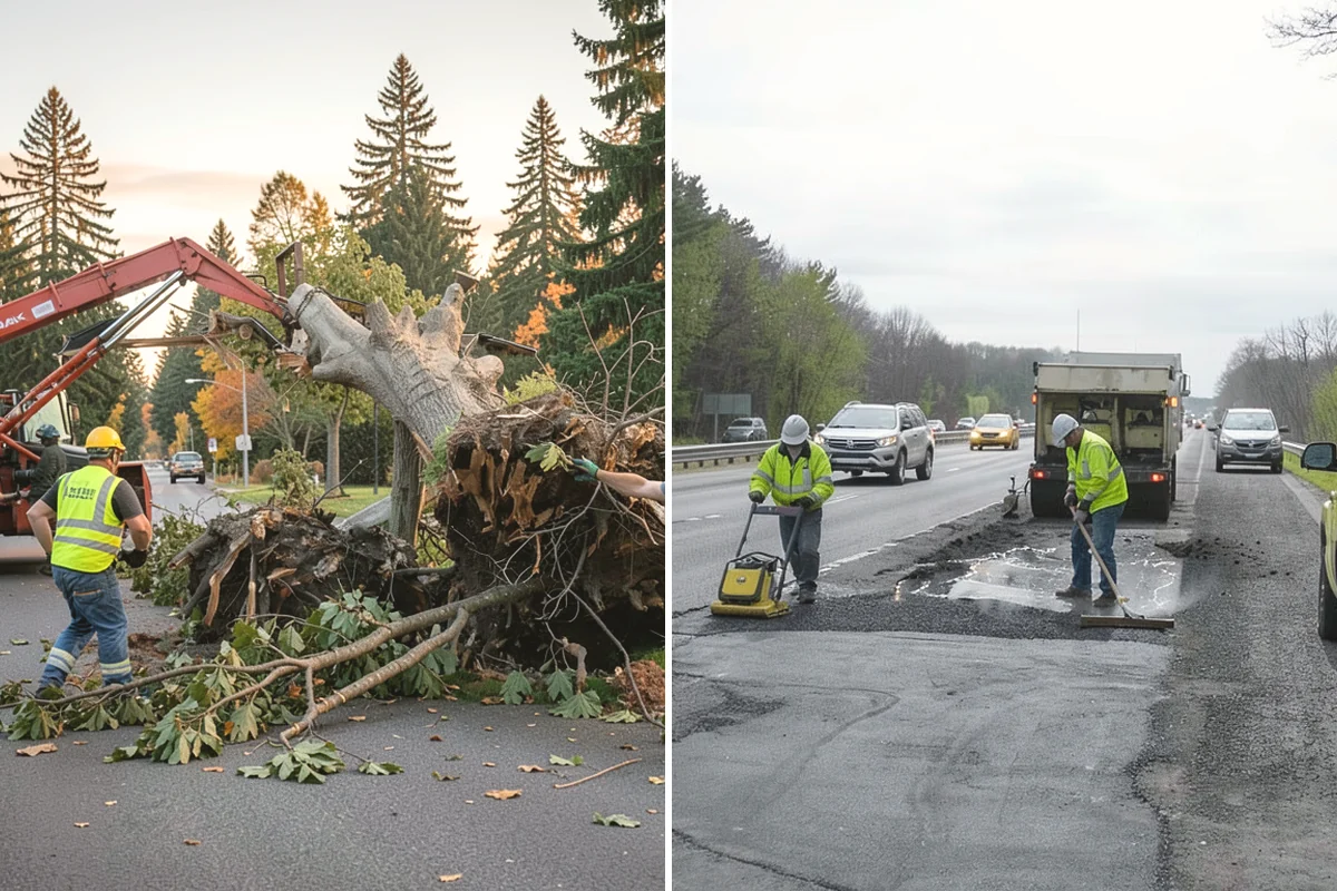 Pole Base Cleaning in Lake Stevens, Snohomish County, WA - Clear vegetation and debris from around each base