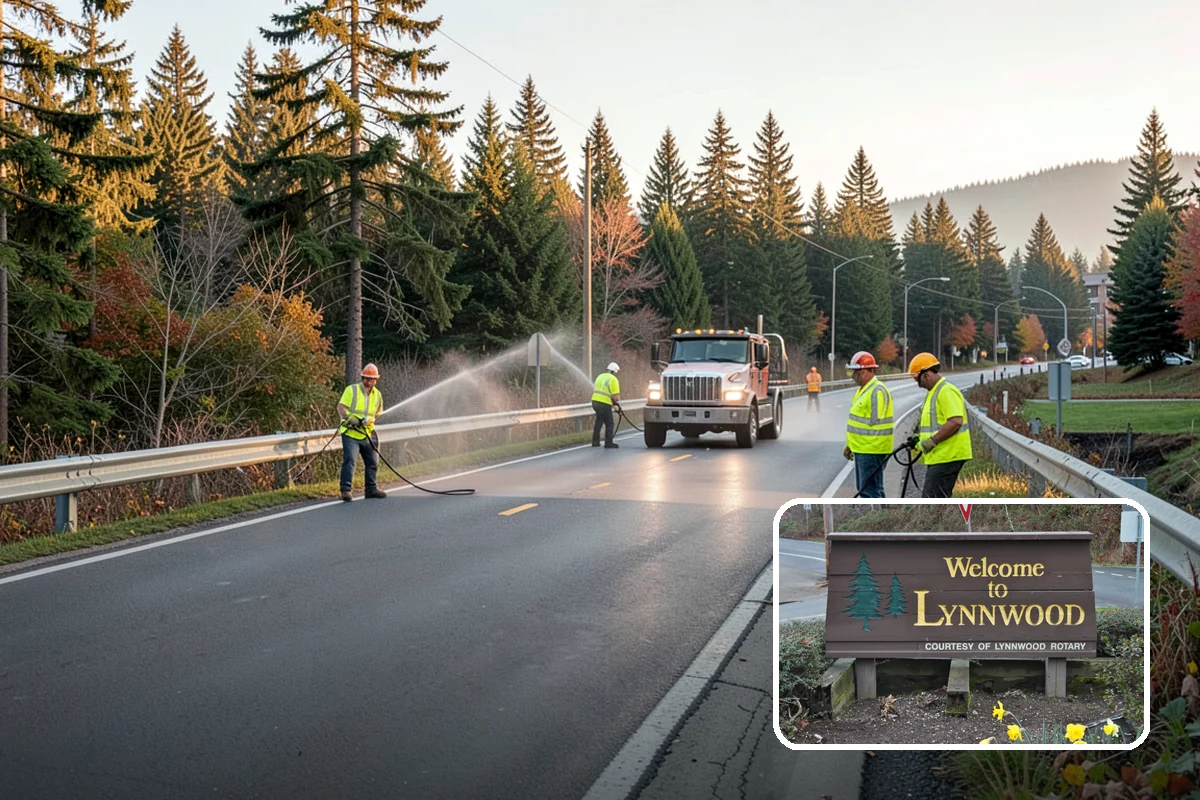 Pole Base Cleaning in Lynnwood, Snohomish County, WA - Slows corrosion of anchor bolts and base plates