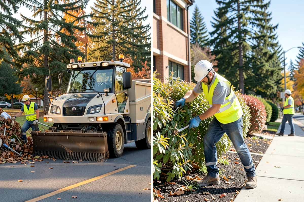 Pole Base Cleaning in Maple Valley, King County, WA - Clear vegetation and debris from around each base